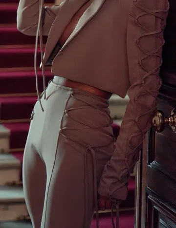 Pantaloni PRETTYLITTLETHING, maro