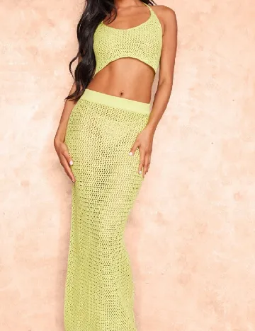 Top PRETTYLITTLETHING, verde