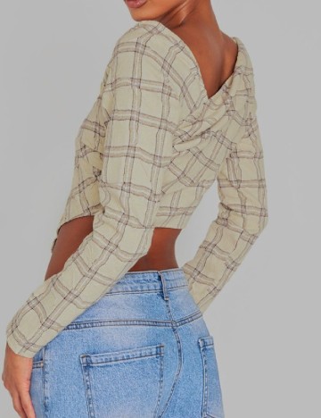 Bluza PRETTYLITTLETHING, bej