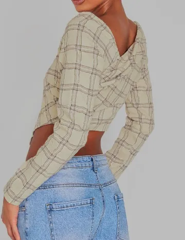Bluza PRETTYLITTLETHING, bej Crem