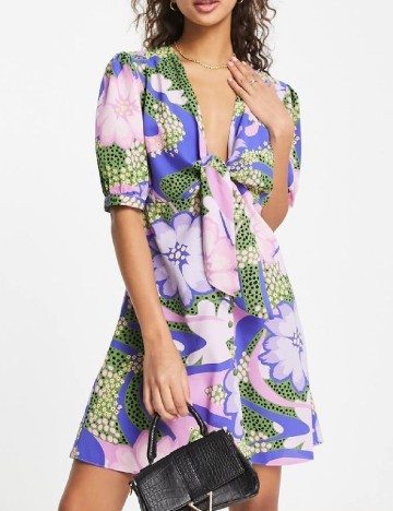 Rochie scurta ASOS, mix culori