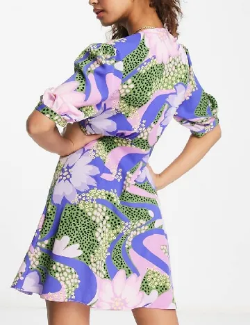 Rochie scurta ASOS, mix culori