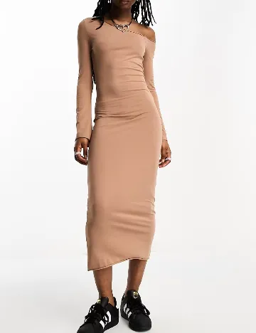 Rochie medie COLLUSION, maro Maro
