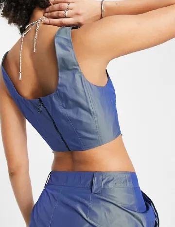 Top ASOS, albastru
