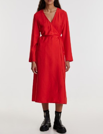 Rochie medie Edited, rosu