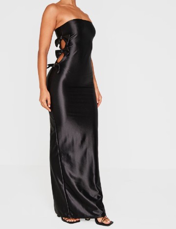 Rochie lunga PRETTYLITTLETHING, negru