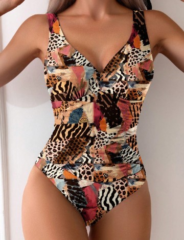 Costum de baie SHEIN, mix culori
