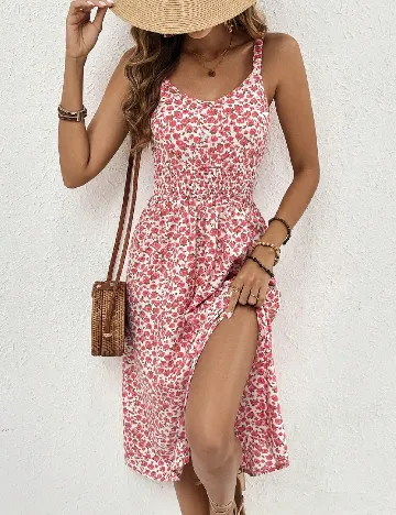 Rochie medie SHEIN, floral print Floral print