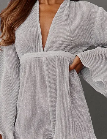 Salopeta PRETTYLITTLETHING, argintiu