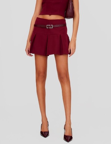 Fusta PRETTYLITTLETHING, visiniu