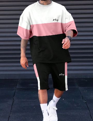 Compleu SHEIN Plus Size Men, mix culori