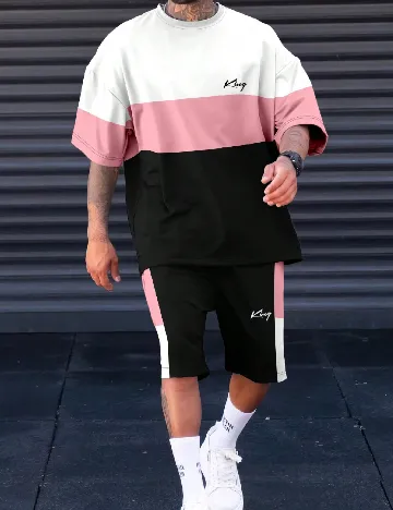 Compleu SHEIN Plus Size Men, mix culori