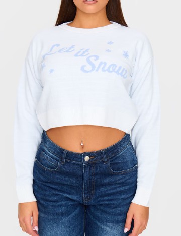 Bluza PRETTYLITTLETHING, alb