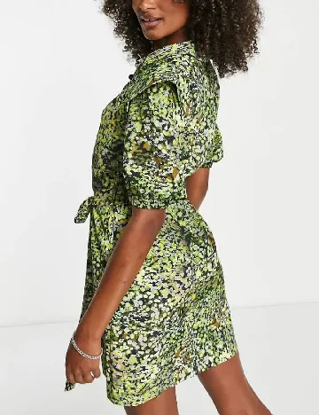 Rochie scurta Top Shop, verde Verde