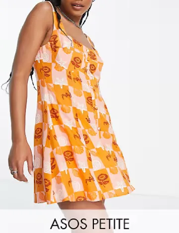 Rochie scurta ASOS, portocaliu Portocaliu