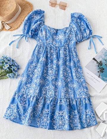 Rochie scurta SHEIN, albastru