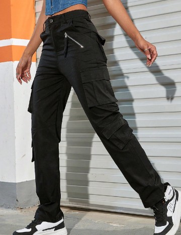 Pantaloni SHEIN, negru