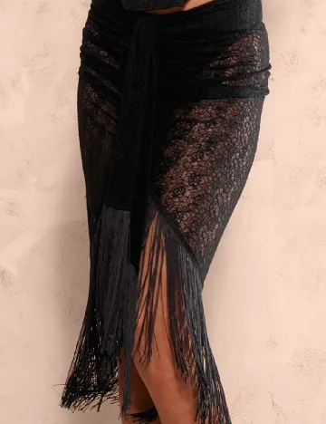 Fusta PRETTYLITTLETHING, negru