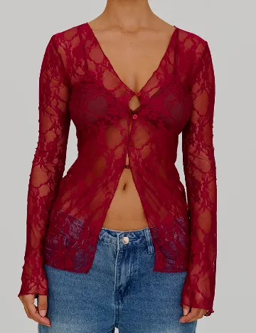 Bluza PRETTYLITTLETHING, visiniu