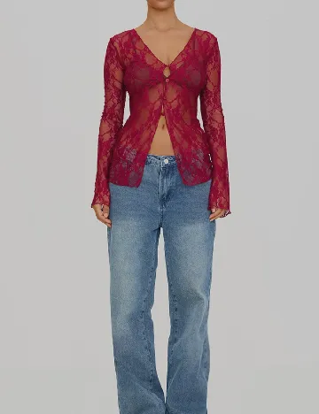 Bluza PRETTYLITTLETHING, visiniu