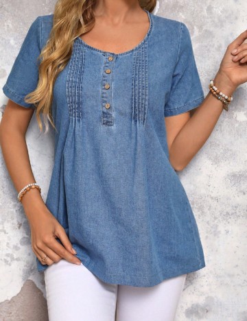 Bluza SHEIN, albastru