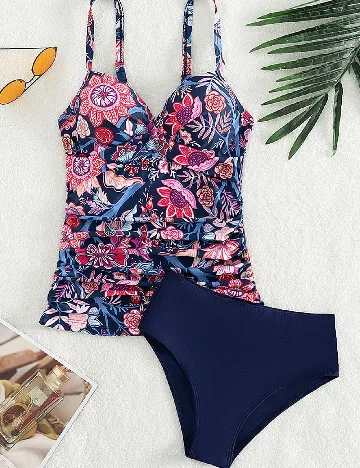 Costum de baie SHEIN, mix culori