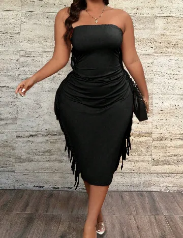 Rochie medie SHEIN CURVE, negru