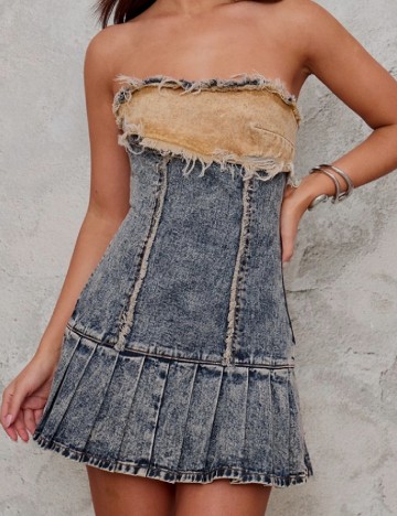 Rochie scurta PRETTYLITTLETHING, albastru