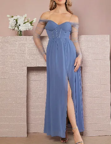 Rochie lunga SHEIN, albastru