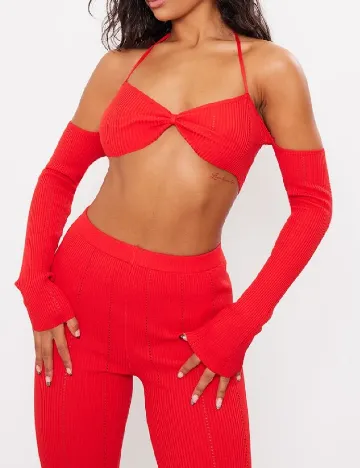 Top PRETTYLITTLETHING, rosu