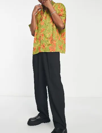 Camasa Oversize ASOS, verde Verde