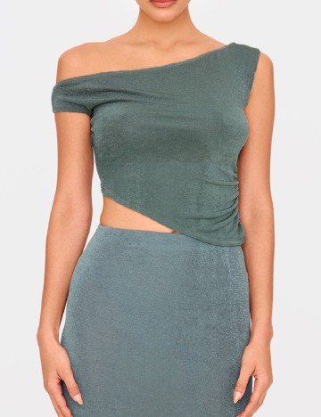 Top PRETTYLITTLETHING, turcoaz