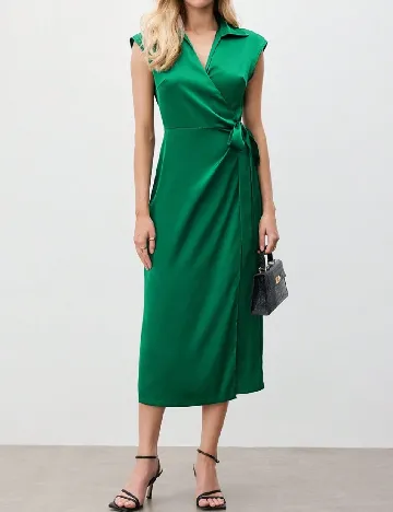 Rochie medie SHEIN, verde