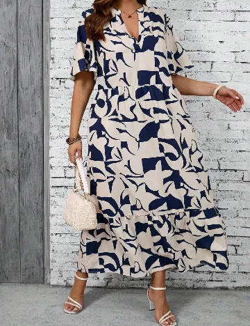 Rochie lunga SHEIN CURVE, mix culori