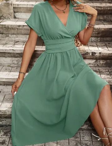 Rochie medie SHEIN, verde Verde
