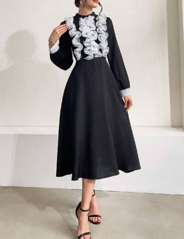 Rochie medie SHEIN, negru