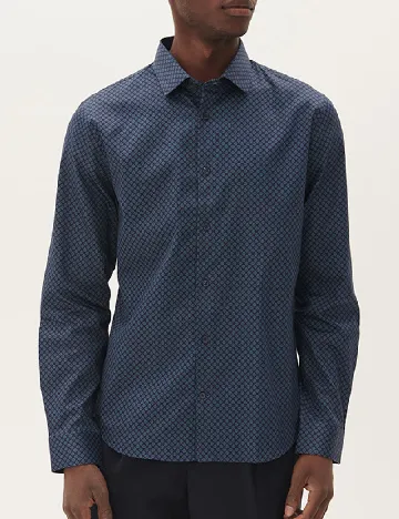 Camasa Matinique, bleumarin