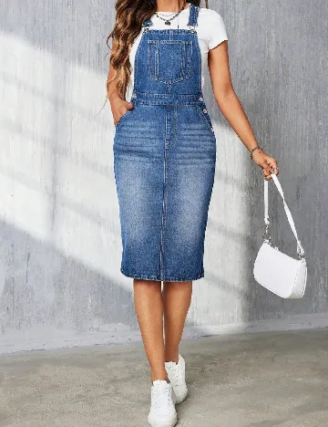 Rochie scurta SHEIN, albastru Albastru