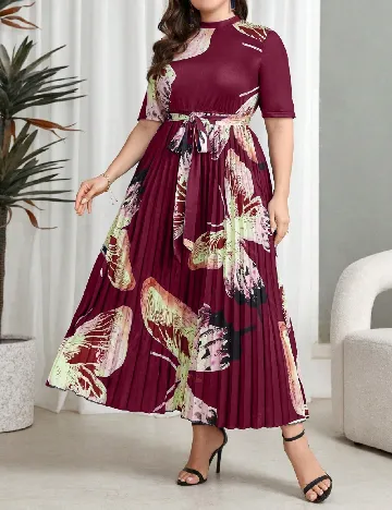 Rochie lunga SHEIN CURVE, rosu