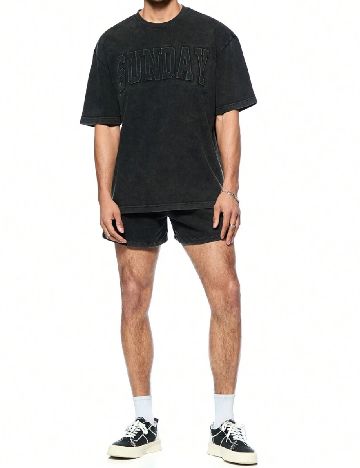 Pantaloni scurti SHEIN, negru