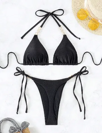 Costum de baie SHEIN, negru