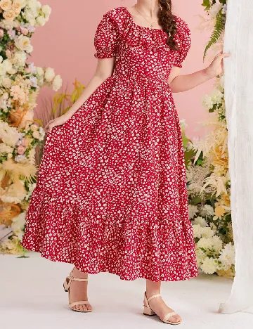 Rochie Shein Kids, rosu Rosu