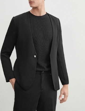 Sacou SHEIN, negru