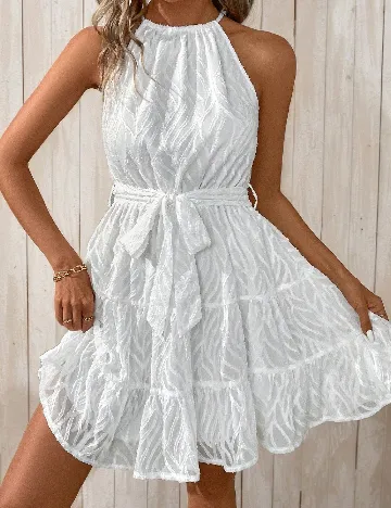 Rochie scurta SHEIN, alb