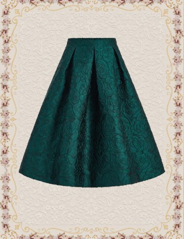 Fusta SHEIN CURVE, verde