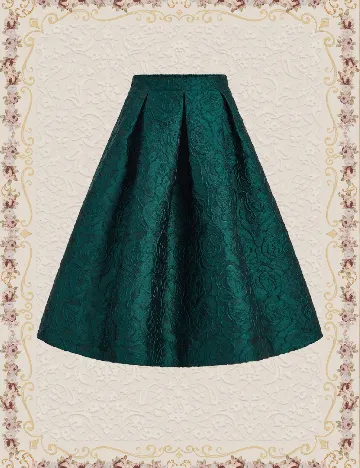 Fusta SHEIN CURVE, verde