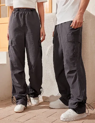 Pantaloni SHEIN, gri Gri