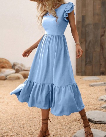 Rochie medie SHEIN, albastru