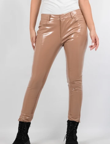 Pantaloni Motivi, bej Crem