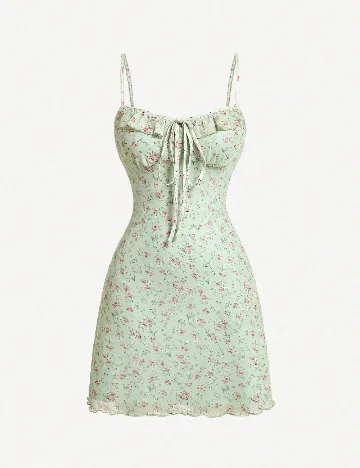 Rochie scurta SHEIN, verde Verde